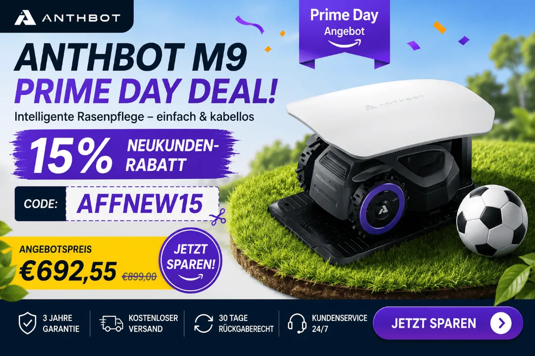15% Neukunden-Rabatt auf ANTHBOT M9